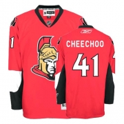 Reebok EDGE Ottawa Senators Jonathan Cheechoo Red Authentic Jersey
