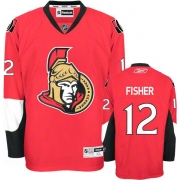 Reebok EDGE Ottawa Senators Mike Fisher Red Authentic Jersey
