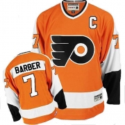 CCM Philadelphia Flyers Bill Barber Orange Throwback Authentic Jersey
