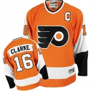 CCM Philadelphia Flyers Bobby Clarke Orange Throwback Authentic Jersey