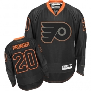 Reebok EDGE Philadelphia Flyers Chris Pronger Black Ice Authentic Jersey