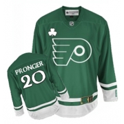 Philadelphia Flyers Chris Pronger Authentic  Green St Patty's Day Jersey