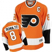 CCM Philadelphia Flyers Dave Schultz Orange Throwback Authentic Jersey