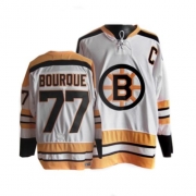CCM Boston Bruins Ray Bourque White Authentic Throwback Jersey