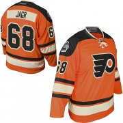 Reebok EDGE Philadelphia Flyers Jaromir Jagr Orange Official 2012 Winter Classic Authentic Jersey