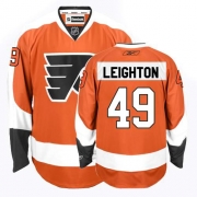 Reebok EDGE Philadelphia Flyers Michael Leighton Authentic Orange Jersey