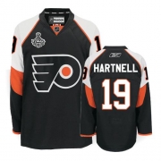 Reebok EDGE Philadelphia Flyers Scott Hartnell Authentic Black Third Jersey with Stanley Cup Finals Patch