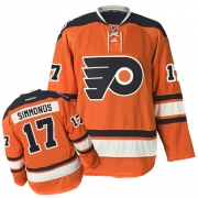 Reebok EDGE Philadelphia Flyers Wayne Simmonds Orange Official 2012 Winter Classic Authentic Jersey