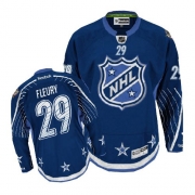 Reebok EDGE Pittsburgh Penguins Andre Fleury Navy Blue 2012 All Star Authentic Jersey