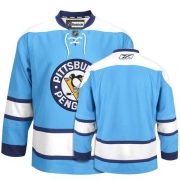 Reebok EDGE Pittsburgh Penguins Blank Authentic Blue Jersey