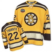 Reebok EDGE Boston Bruins Shawn Thornton Yellow Winter Classic Authentic Jersey