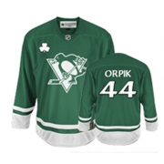 Pittsburgh Penguins Brooks Orpik St Patty's Day Green Authentic Jersey
