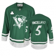 Pittsburgh Penguins Deryk Engelland St Patty's Day Green Authentic Jersey