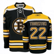 Reebok EDGE Boston Bruins Shawn Thornton Black Authentic Jersey