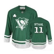 Pittsburgh Penguins Jordan Staal St Patty's Day Green Authentic Jersey
