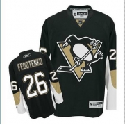 Reebok EDGE Pittsburgh Penguins Ruslan Fedotenko Authentic Black Jersey