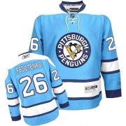 Reebok EDGE Pittsburgh Penguins Ruslan Fedotenko Authentic Blue Third Jersey