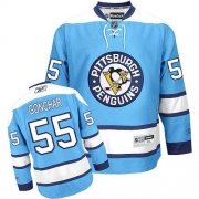 Reebok EDGE Pittsburgh Penguins Sergei Gonchar Authentic Blue Jersey