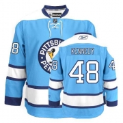Reebok EDGE Pittsburgh Penguins Tyler Kennedy Authentic Blue Third Jersey