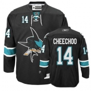 Reebok EDGE San Jose Sharks Jonathan Cheechoo Authentic Black Jersey