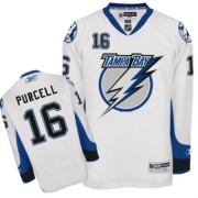 Reebok EDGE Tampa Bay Lightning Teddy Purcell Authentic White Jersey