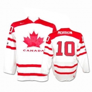 Nike Team Canada 2010 Olympic Brenden Morrow White Authentic Jersey