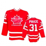 Nike Team Canada 2010 Olympic Carey Price Red Authentic Jersey