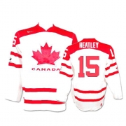 Nike Team Canada 2010 Olympic Dany Heatley White Authentic Jersey