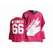 CCM Team Canada 1991 Olympic Mario Lemieux Authentic Red Throwback Jersey