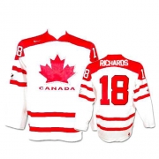 Nike Team Canada 2010 Olympic Mike Richards White Authentic Jersey