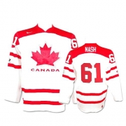 Nike Team Canada 2010 Olympic Rick Nash White Authentic Jersey