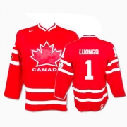 Nike Team Canada 2010 Olympic Roberto Luongo Red Authentic Jersey