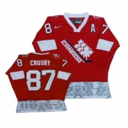 Nike Team Canada 2012 Olympic Sidney Crosby Red Authentic Jersey