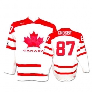 Nike Team Canada 2010 Olympic Sidney Crosby White Authentic Jersey