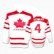 Nike Team Canada 2010 Olympic Vincent Lecavalier White Premier Jersey