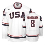Nike Team USA 2010 Olympic Mike Komisarek Authentic White Jersey