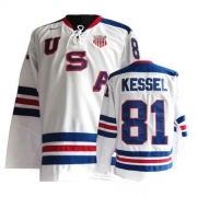 CCM Team USA 2010 Olympic Phil Kessel Premier White 1960 Throwback Jersey