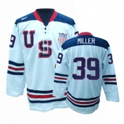 CCM Team USA 2010 Olympic Ryan Miller Authentic White 1960 Throwback Jersey