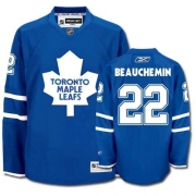 Reebok EDGE Toronto Maple Leafs Francois Beauchemin Authentic Blue Jersey
