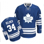 Reebok EDGE Toronto Maple Leafs James Reimer Authentic Blue Jersey