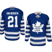 Reebok EDGE Toronto Maple Leafs James Van Riemsdyk Authentic Blue 2014 Winter Classic Jersey