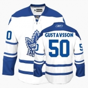 Reebok EDGE Toronto Maple Leafs Jonas Gustavsson Authentic White Third Jersey