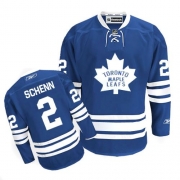 Reebok EDGE Toronto Maple Leafs Luke Schenn Authentic Blue Third Jersey