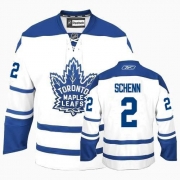 Reebok Toronto Maple Leafs Luke Schenn Premier White Third Jersey