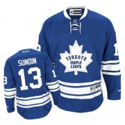 Reebok EDGE Toronto Maple Leafs Mats Sundin Authentic Blue Third Jersey