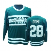 CCM Toronto Maple Leafs Tie Domi Authentic Green Throwback Jersey