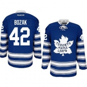 Reebok EDGE Toronto Maple Leafs Tyler Bozak Authentic Blue 2014 Winter Classic Jersey