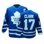 CCM Toronto Maple Leafs Wendel Clark Authentic Blue Throwback Jersey