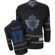 Reebok EDGE Toronto Maple Leafs Wendel Clark Authentic Black Ice Jersey