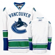 Reebok EDGE Vancouver Canucks Blank Authentic White Road Jersey